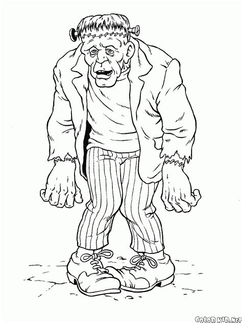 Printable Frankenstein Coloring Pages